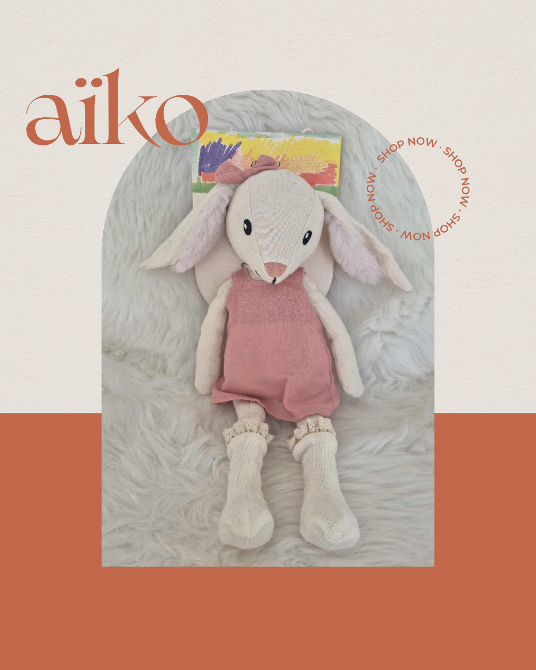 Peluche Aïko - Lapin