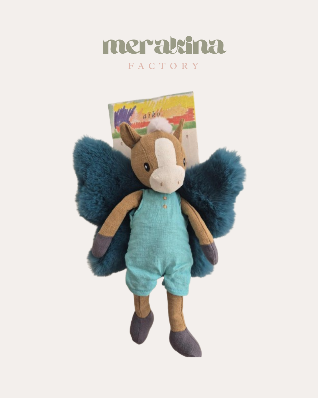 Peluche Aïko - Cheval papillon