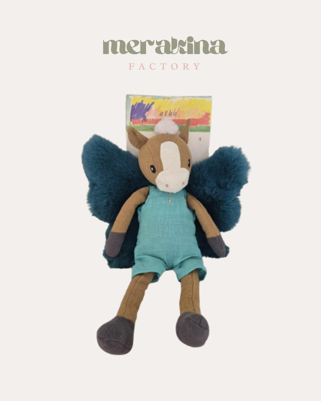 Peluche Aïko - Cheval papillon
