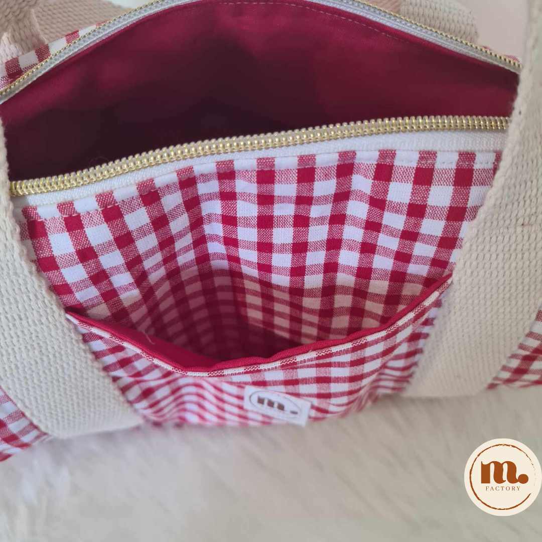 Mini Sac Polochon Vichy