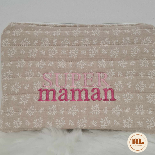 Pochette plate SUPER maman