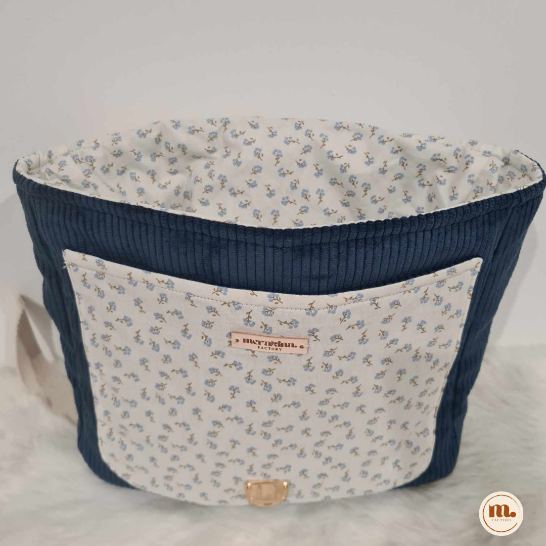 Mini-Cartable maternelle bleu