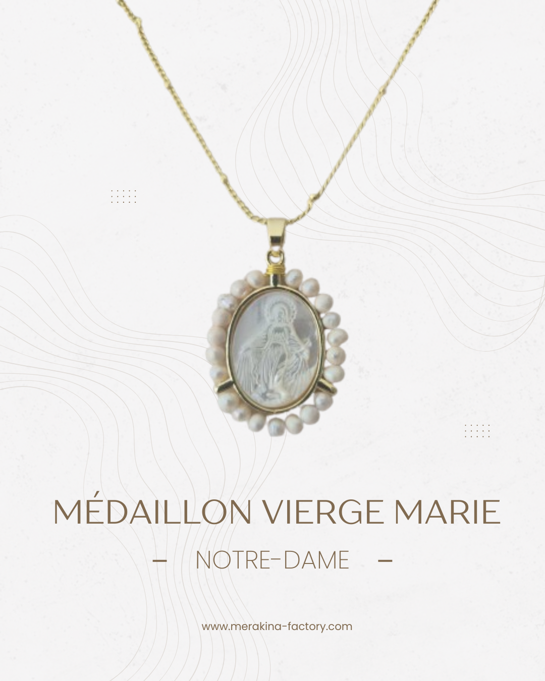 Médaillon Vierge Marie (Notre-Dame)