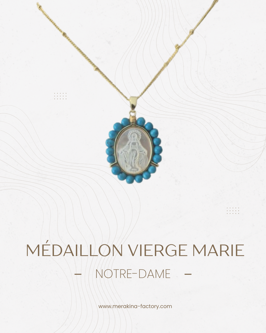 Médaillon Vierge Marie (Notre-Dame)