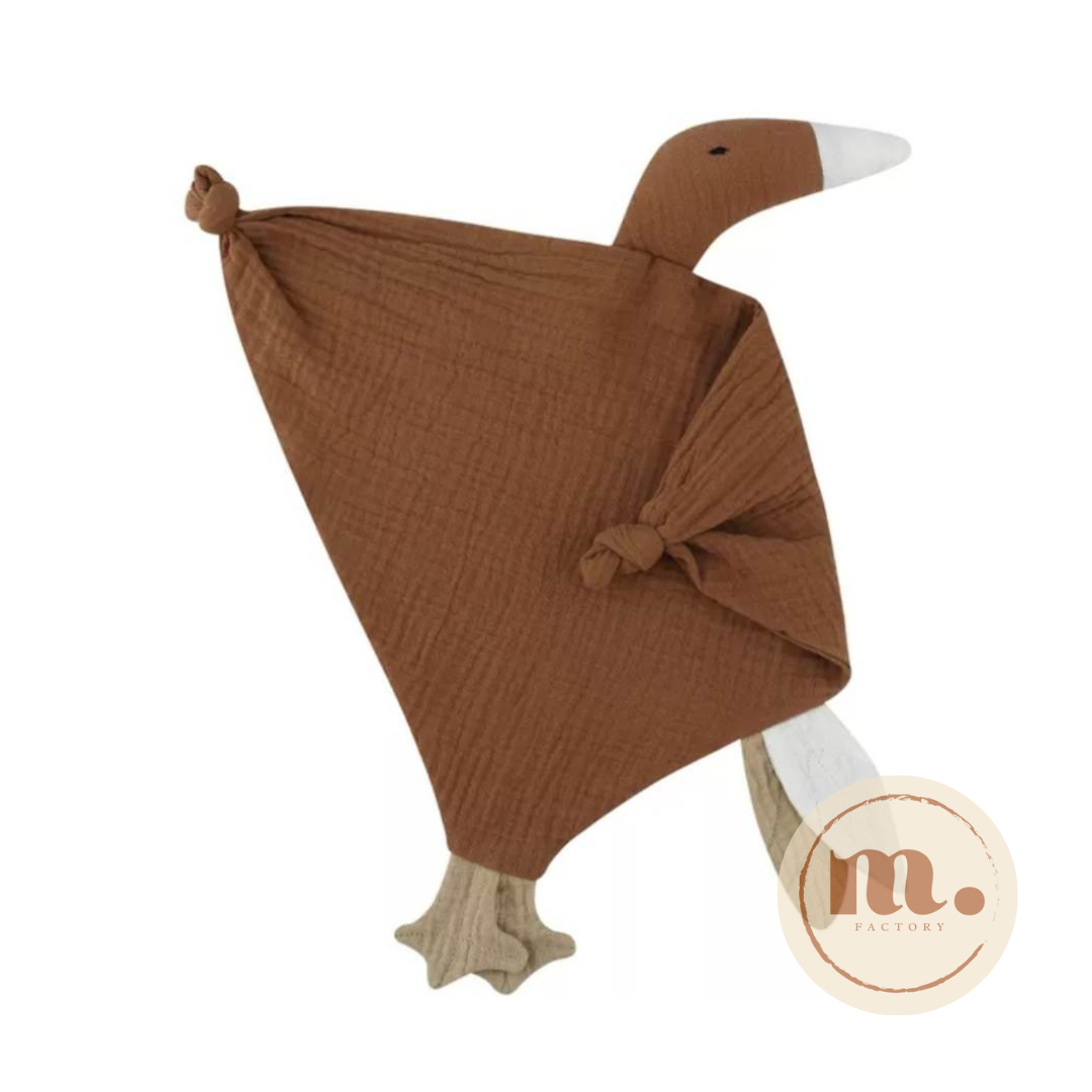 Doudou lange Oie brodé