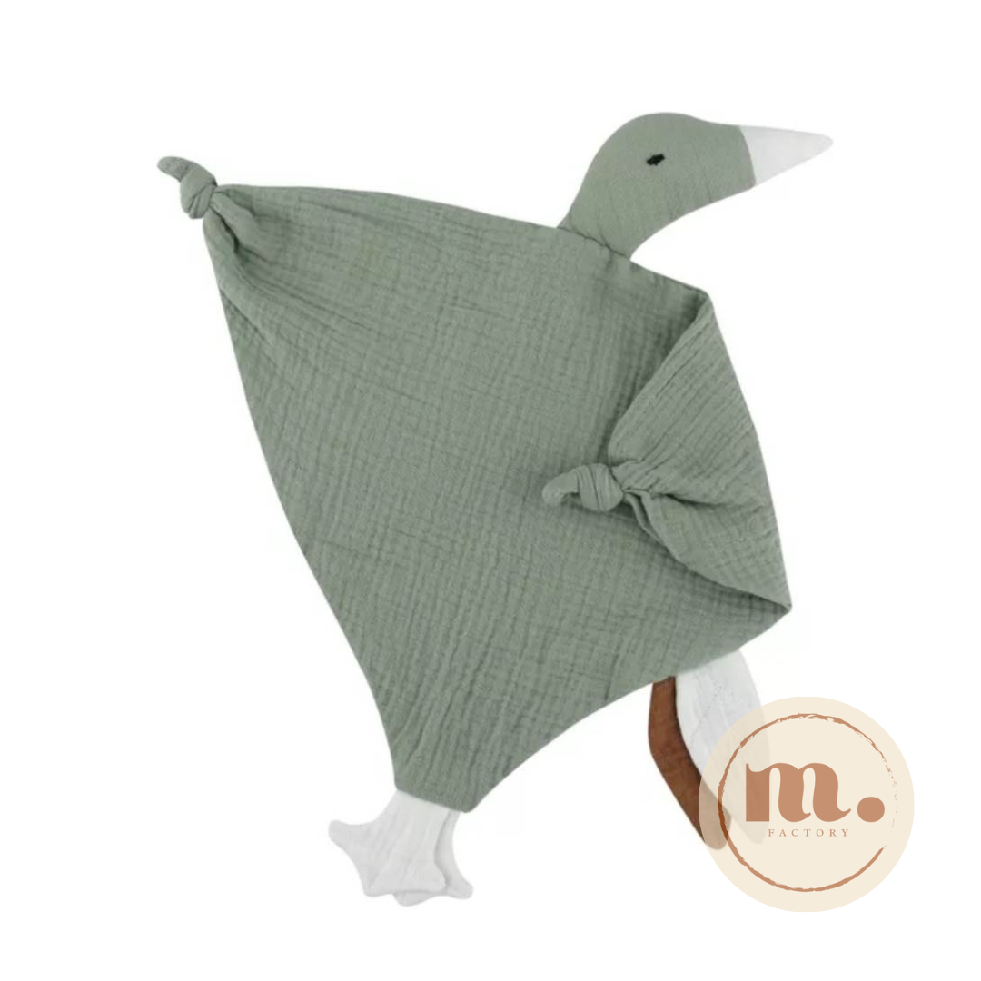 Doudou lange Oie brodé