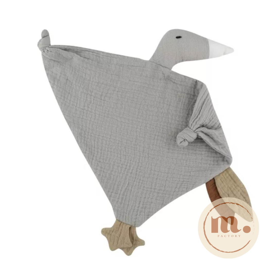 Doudou lange Oie brodé