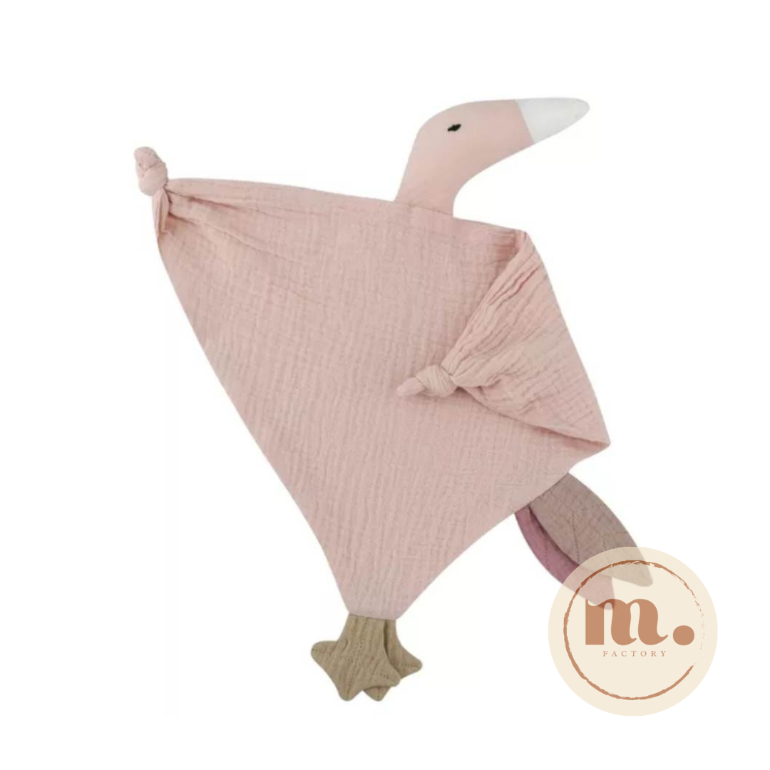 Doudou lange Oie brodé