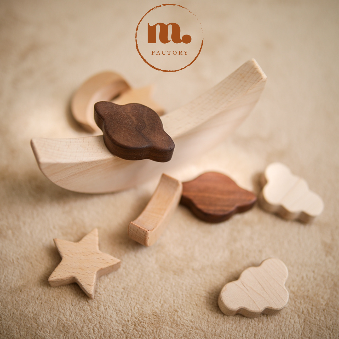 Jeu de construction puzzle en bois